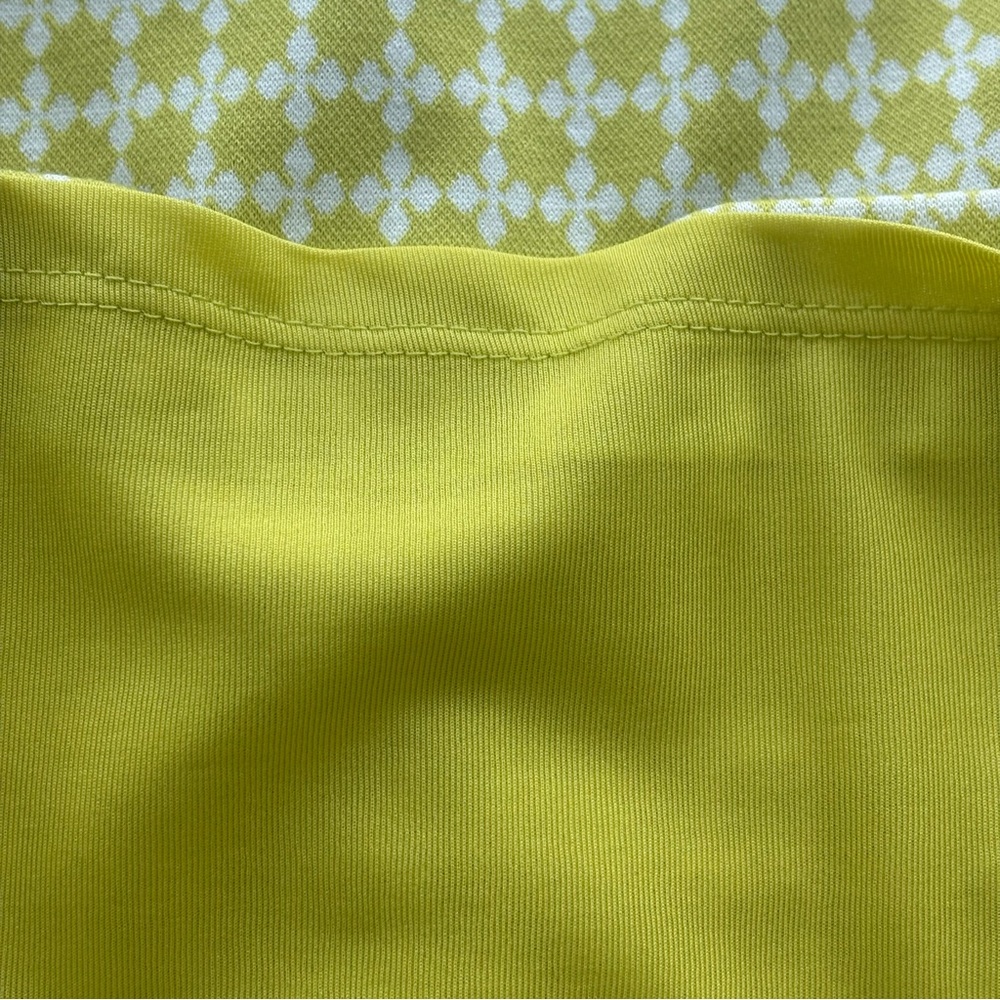 Ann Taylor Citron Green/White  Sleeveless Sheath Dress, Size Small - Picture 9 of 11
